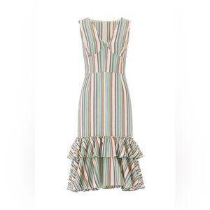 EUC Tome- Striped Mermaid Dress. Size 4